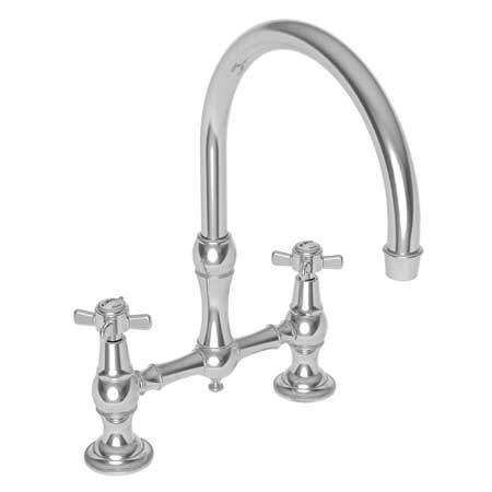 Newport Brass Kitchen Bridge Faucet in Polished Chrome 9455-26